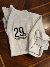 Load image into Gallery viewer, Custom Sports number Quarter Zip sweatshirt| Player name and number | Custom team colors