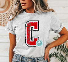 Load image into Gallery viewer, Big C Cardinals printed shirt