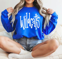 Load image into Gallery viewer, Wildcats hand lettered shirt