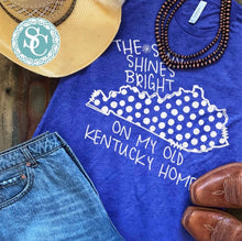 Load image into Gallery viewer, The Sun Shines Bright on My Old Ky Home polka dot