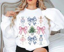Load image into Gallery viewer, Nutcrackers and Bows Christmas shirt