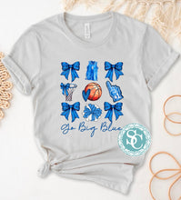 Load image into Gallery viewer, Kentucky basketball and bows shirt- Go Big Blue