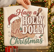 Load image into Gallery viewer, Holly Dolly Christmas shirt