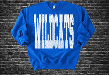 Load image into Gallery viewer, Wildcats oversized print Gameday Sweatshirt, Kentucky sweatshirt