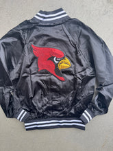 Load image into Gallery viewer, Cardinals sequin Bomber jacket, Varsity bomber jacket, Satin jacket, baseball jacket
