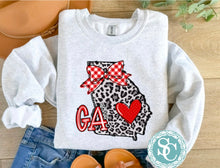Load image into Gallery viewer, Georgia doodle Leopard state