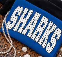 Load image into Gallery viewer, Sharks polka dot shirt