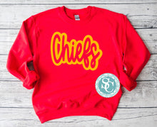 Load image into Gallery viewer, Chiefs cursive printed shirt