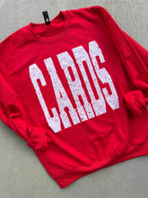 Load image into Gallery viewer, Cards oversized print Gameday Sweatshirt