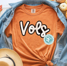 Load image into Gallery viewer, Vols black and white cursive -Comfort Colors