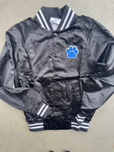 Load image into Gallery viewer, Wildcats sequin Bomber jacket, Varsity bomber jacket, Satin jacket, baseball jacket, Wildcat sequin