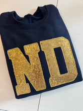 Load image into Gallery viewer, ND sequin navy shirt