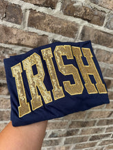 Load image into Gallery viewer, IRISH sequins shirt- Navy