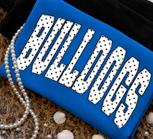 Load image into Gallery viewer, Bulldogs polka dot shirt