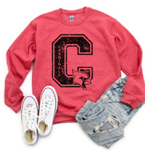 Load image into Gallery viewer, Block C with Cardinal head shirt