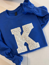 Load image into Gallery viewer, Sequin Kentucky sweatshirt, Adult, Youth, Toddler UK sweatshirt,Power K, KY sweatshirt, Kentucky shirt,Kentucky State sweatshirt, Applique,