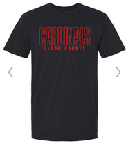 Load image into Gallery viewer, Clark County Cardinals outline shirt