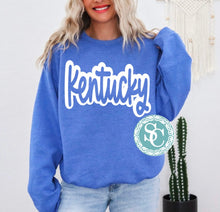 Load image into Gallery viewer, Kentucky cursive white bubble