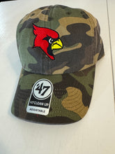 Load image into Gallery viewer, Cardinals Camo hat with Cardinal Embroidered