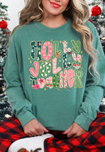 Load image into Gallery viewer, Holly Jolly Teacher Christmas shirt- Light green Comfort Colors