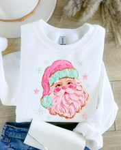 Load image into Gallery viewer, Hand painted Santa sweatshirt, Christmas sweatshirt
