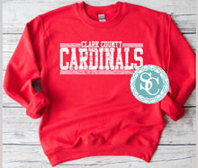 Load image into Gallery viewer, Clark County Cardinals varsity printed shirt