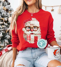 Load image into Gallery viewer, Patchwork Santa shirt