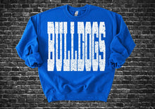 Load image into Gallery viewer, Bulldogs oversized print Gameday Sweatshirt