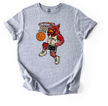 Load image into Gallery viewer, Dunking cardinal basketball shirt, Cardinals basketball,