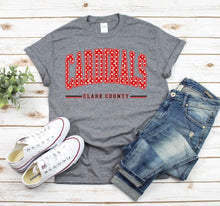 Load image into Gallery viewer, Clark County Cardinals Polka dot printed shirt
