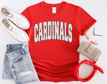 Load image into Gallery viewer, Cardinals Polka dot printed shirt