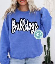 Load image into Gallery viewer, Cursive Bulldogs bubble shirt