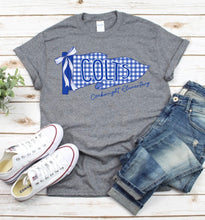 Load image into Gallery viewer, Conkwright Colts gingham pennant, Gameday pennant, School spirit