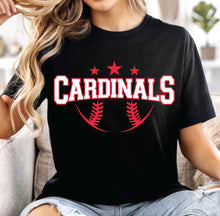 Load image into Gallery viewer, Cardinals stars baseball shirt