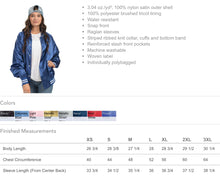 Load image into Gallery viewer, Chiefs sequin Bomber jacket, Varsity bomber jacket, Satin jacket, baseball jacket