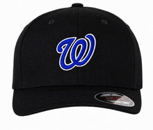 Load image into Gallery viewer, W Black flex fit hat