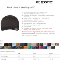 Load image into Gallery viewer, W Royal blue flex fit hat