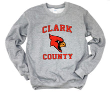 Load image into Gallery viewer, Grey Clark County Cardinals shirt, T shirt, sweatshirt, hoodie, adult, toddler, youth