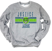 Load image into Gallery viewer, Justice Jaguars T-shirt, sweatshirt, Adult, Youth,Toddler, Jaguars game day, Custom school mascot tee