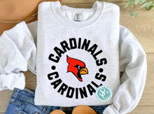 Load image into Gallery viewer, Cardinals circle printed shirt