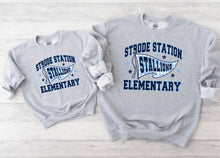 Load image into Gallery viewer, Strode Station Stallions Gingham Pennant T-shirt, sweatshirt, Adult, Youth,Toddler, game day, Custom school mascot tee