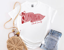 Load image into Gallery viewer, Clark County gingham pennant, Gameday pennant, School spirit