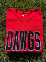 Load image into Gallery viewer, Red Dawgs Mascot Sequin shirt