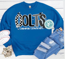 Load image into Gallery viewer, Conkwright Colts Elementary multi pattern shirt