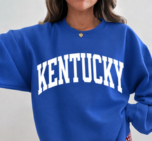 Load image into Gallery viewer, Kentucky varsity arch shirt Royal blue