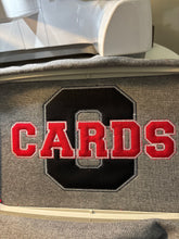 Load image into Gallery viewer, Block C Cardinals tunic sweatshirt | Custom School Spirit sweatshirt | Women’s oversized sweatshirt | Clark County| Embroidered sweatshirt | Mascot
