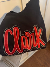 Load image into Gallery viewer, CLARK County embroidered black metallic shirt