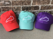 Load image into Gallery viewer, Kentucky state hat, KY hat, state hat, embroidered hat, baseball cap, Kentucky,