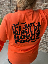 Load image into Gallery viewer, Hocus Pocus Shirt, Halloween shirt, Fall shirt, sweatshirt, Sanderson sister, It's Just A Bunch of Hocus Pocus, Hocus pocus, witchy, spooky