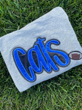 Load image into Gallery viewer, Kentucky Cats Football Hooded shirt | College football sweatshirt | Game day football shirt | Cats |